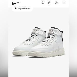 New Nike White Air Force 1 High Utility 2.0 Sneakers